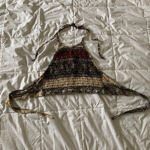 NWOT Never worn Scarf style halter top, stretchy,  Exote, Small (Xs-Sm)